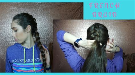 How to do a fishbone hair braid; How to french braid your own hair!!! ♥ - YouTube