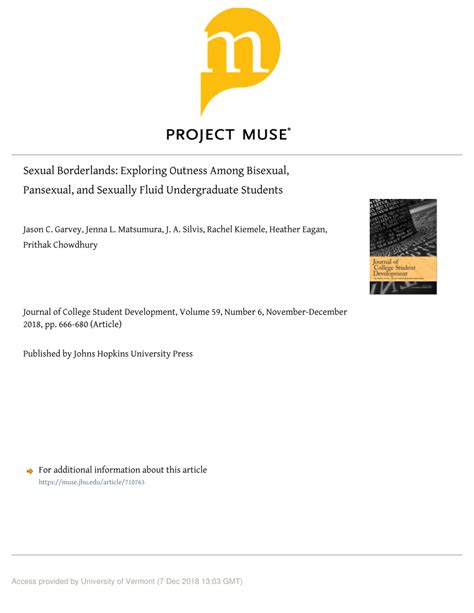 As a result, they are attracted to all genders. (PDF) Sexual Borderlands: Exploring Outness Among Bisexual, Pansexual, and Sexually Fluid ...