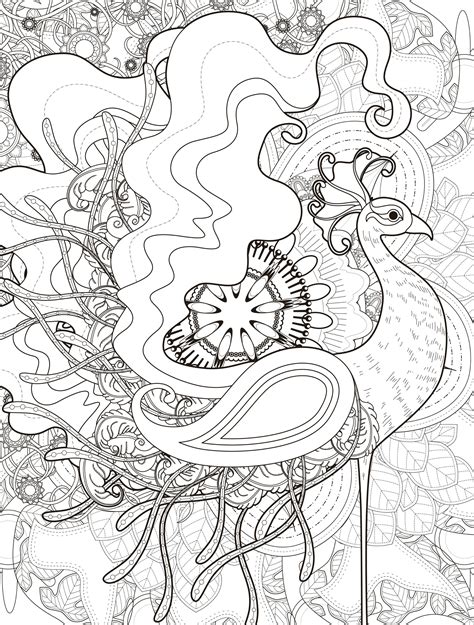 Welcome to one of the largest collection of coloring pages for kids on the net! crazy-peacock-coloring-page-for-adults-1.jpg 2,500×3,300 ...