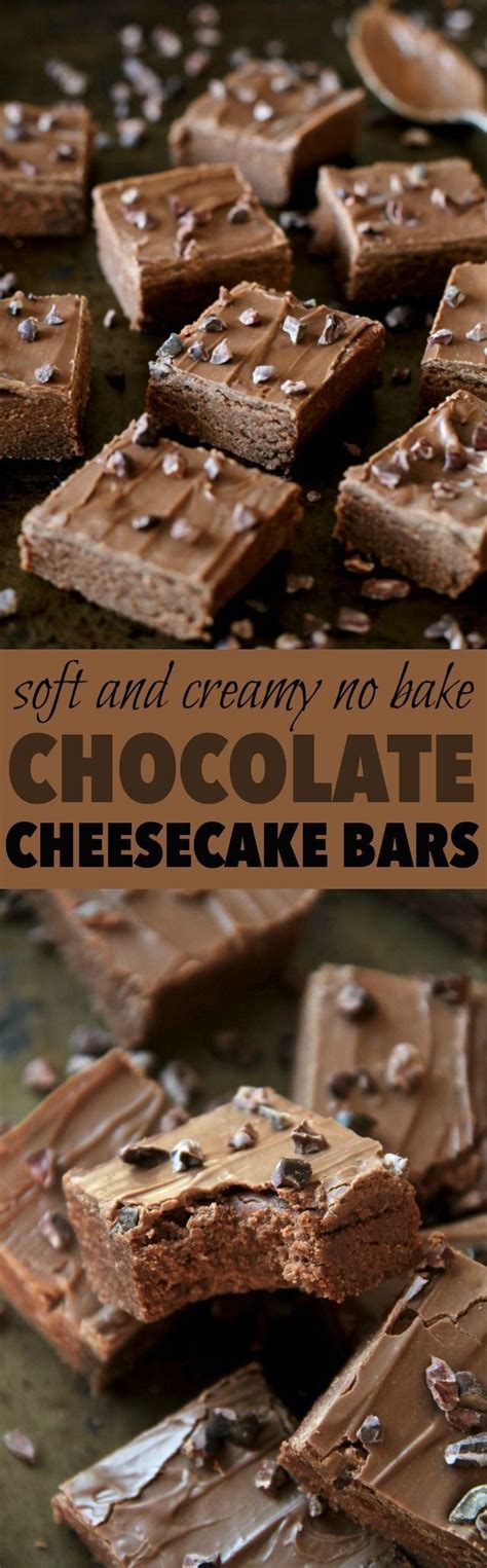 Japanese cheesecake is a different beast than the dense new york style cakes that are popular over here. These soft and creamy No Bake Dark Chocolate Cheesecake Bars combine the subtle tanginess of ...