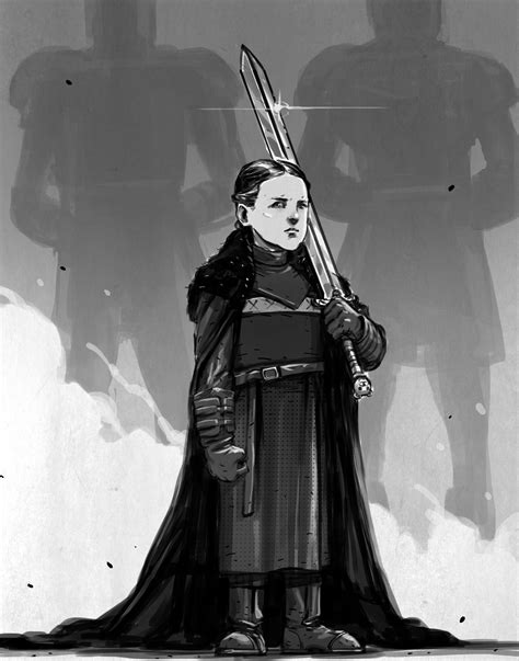 I haven't seen much of game of thrones and i am going to binge. Lyanna Mormont, Joe Kim on ArtStation at https://www ...