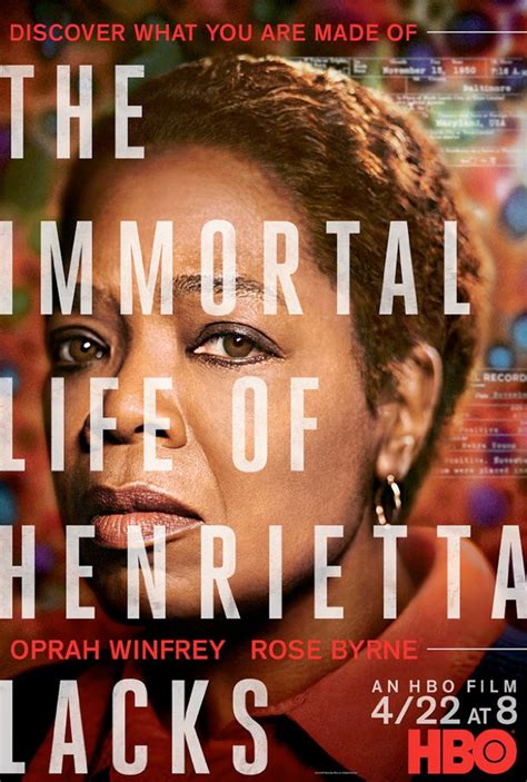'the immortal life of henrietta lacks,' starring oprah winfrey and rose byrne, on hbo. Official Trailer for HBO's 'The Immortal Life of Henrietta ...
