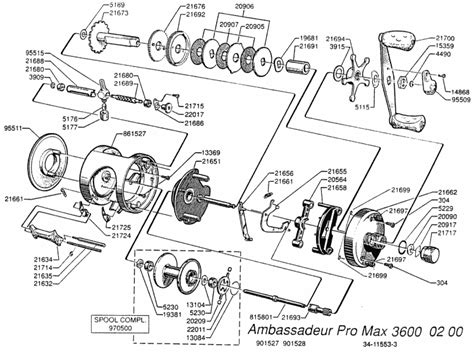 Abu garcia pro max (spool) baitcaster fishing reel bearings bearing applications, abu garcia ambassadeur pro max2 (spool). SCHEMATICS - ABU GARCIA - The Reel Dr - Your Western ...