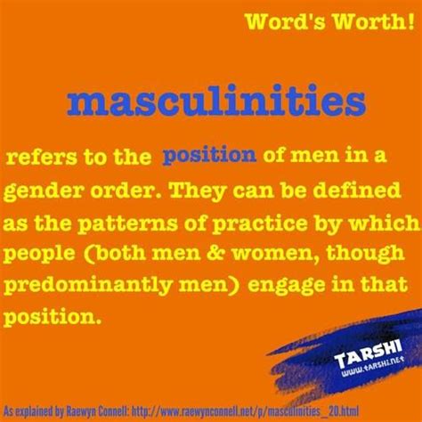 Connell's gender order theory, which recognizes multiple masculinities that vary across time, culture and the individual. Definition Of Gender Sociology - definitoin