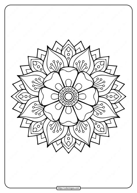 Discover our partner artists, thanks to whom we regularly offer new thematic printable adult coloring pages with various styles. Free Printable Adult Floral Mandala Coloring Page 74