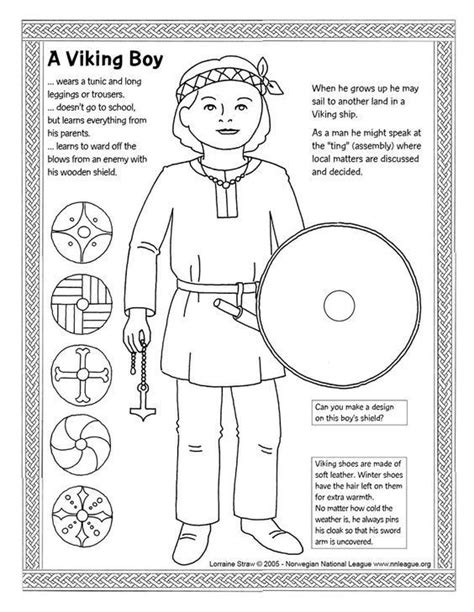 Find hundreds of free colouring in printable pages at ichild including this halloween colouring in picture! Viking jongen | Vikings for kids