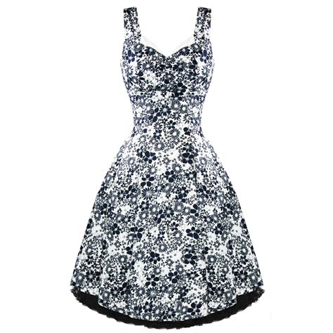 Cavallo anni ottone anni 30 ottone anni 70 topolino anni 80 90 macchina cucire singer anni. Vestito Abito da Donna Blu Bianco con Fiori Stile Vintage ...