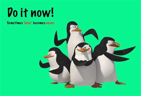 We can't all be penguins. Don't Allow Excuses | New animation movies, Penguins of ...