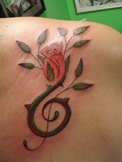 This is ideal for those who write music, produce music, edit music, design album covers, or for the person who simply appreciates the wonder of all types of music. Treble clef rose...... instead of rose, put water Lillie ...