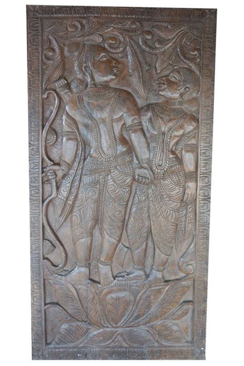 Visit our showroom in los angeles, ca. Vintage Hand Carved Wall Panel Ram Sita Wall Decor India Wall Hanging Room Decor #MogulInterior ...