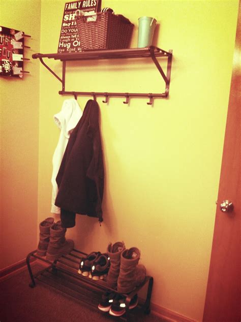 Couldn't find this last one. Ikea Portis shoe rack and wall shelf: perfect for a small ...