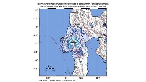 Dalam halaman info gempa terkini dari bmkg ini, pembaca setia blog melek bencana dapat melihat informasi gempa terkini di atas 5 sr yang terjadi di indonesia. INFO GEMPA HARI INI - Tiga Gempa Kuat Guncang Mamasa Kamis ...