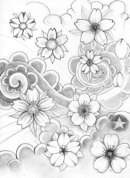 Please, give attribution if you use this image in your website. Disegni Fiori Tattoo / Disegni Tattoo Grandi Sconti - Un disegno dalle linee grafiche per un ...