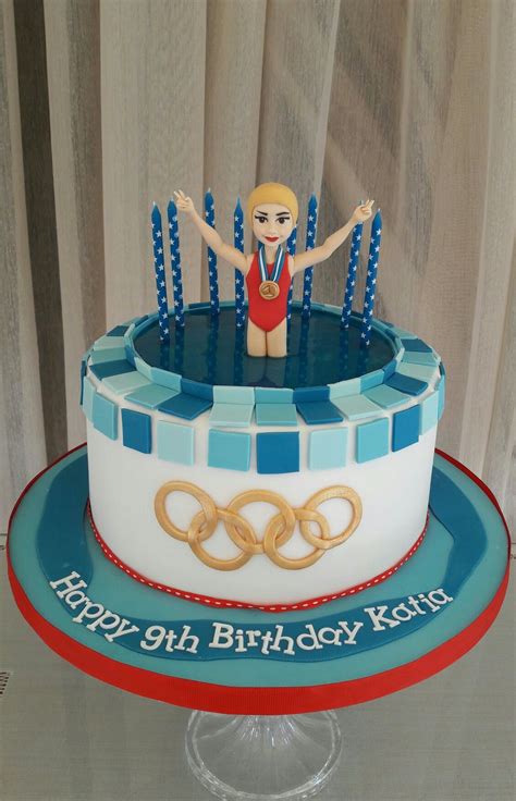 The council owned leisure centre contains a swimming pool, sports hall, squash courts and a small fitness suite. Swimming Olympics gold medal cake | Pool birthday cakes ...