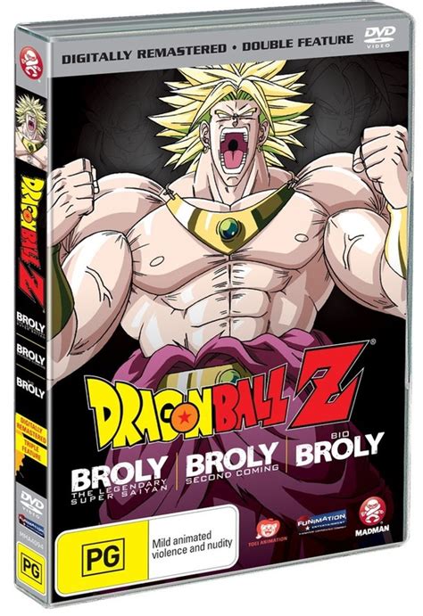 Doragon bōru zetto kiken na futari! Dragon Ball Z - Triple Feature (Broly: The Legendary Super Saiyan / Broly: Second Coming / Bio ...