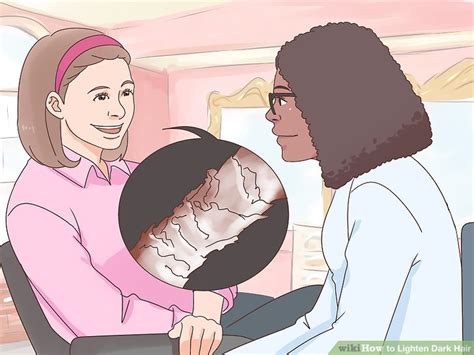 The texture should be similar to a thick paste. How to Lighten Dark Hair (with Pictures) - wikiHow