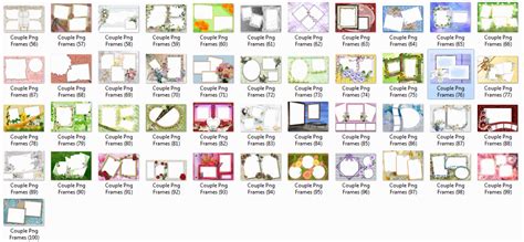 Often, people will archive sets of files, such as multiple psd's, pdf's, etc, because it allows. 100 Couple Png Photo Frames 01 Download