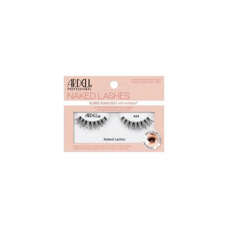 Align band with the natural lash line to check fit. Faux cils naked lashes 424 ardell Ardell -E.C.B Cosmetics