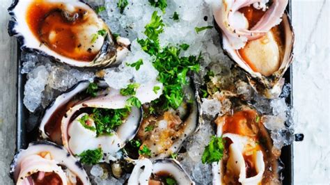 Which of these dishes is eaten during the summer tennis tournament wimbledon? Cold oysters Kilpatrick recipe Recipe | Good Food