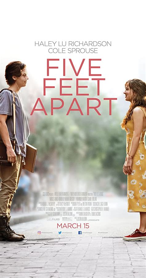 Five feet apart stars haley lu richardson and cole sprouse may play the leads in the romantic drama, but their user reviews. 5 Feet Apart Torrent - lasopamango