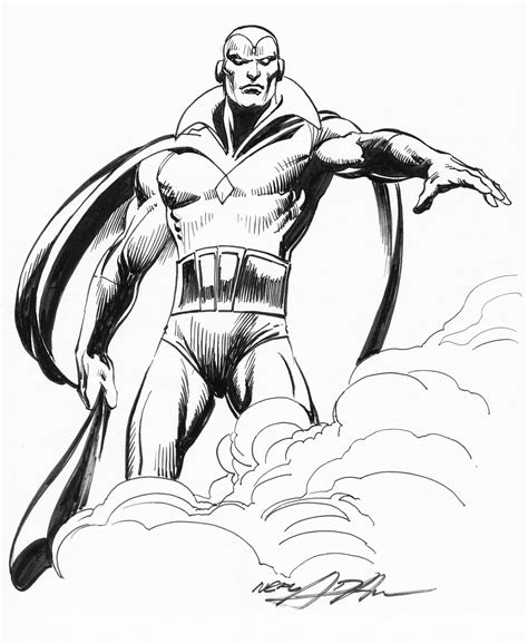 Vision is the avengers' white house liaison. jae lee inked drawings - Google Search | Avenger artwork ...