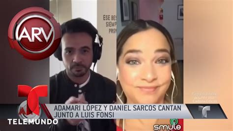 Se separaron en 2009 y se ha especulado que una de las razones fue el cáncer que sufrió la conductora Qué dúo: Adamari López canto junto a Luis Fonsi | Al Rojo ...