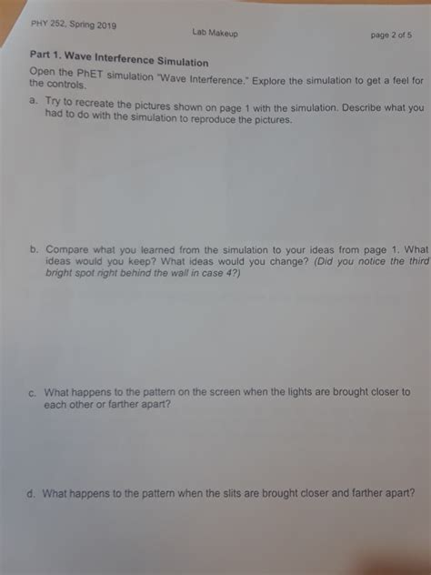 This document explains phet's libraries, practices and patterns for developing interactive simulations in html5. Please Could You Help Me On This Full Lab Answers ...