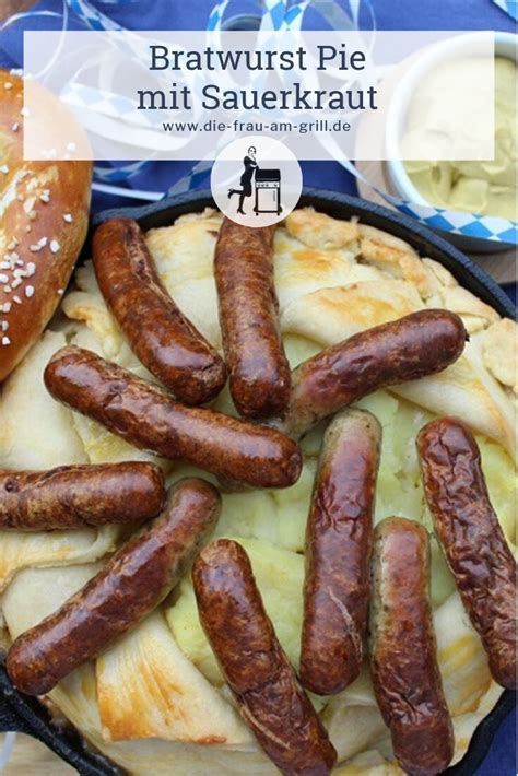 Bratwurstkuchen mit senfkruste #rezepte #fleisch #bratwurstkuchen #fleisch. Bratwurst Pie mit Sauerkraut Rezept in 2020 | Rezepte ...