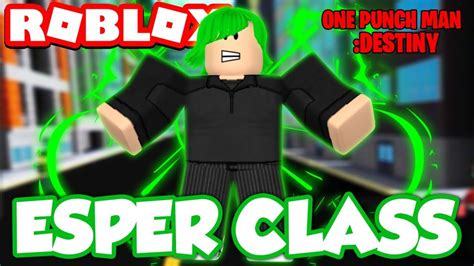 How to play roblox one punch man destiny codes? ONE PUNCH MAN: DESTINY ESPER Showcase | CLASS SHOWCASE PT ...