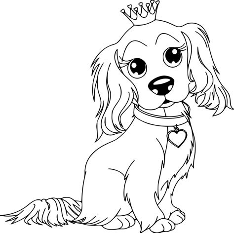 Maybe you would like to learn more about one of these? Coloriage Chien princesse à imprimer sur COLORIAGES .info