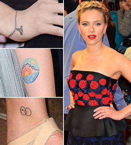 The meanings behind the tattoos range from professional to personal. Scarlett Johansson Tattoos | Inked | Pinterest | Scarlett ...