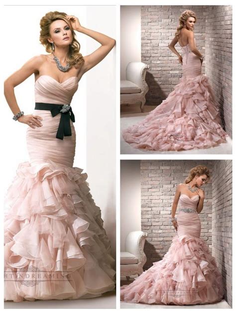 Make your wedding the envy of every bride with elegant mermaid puffy skirt wedding dress from alibaba.com. Organza Pink Ruched Sweetheart Wedding Dresses With ...