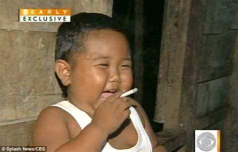 He bangs her shaggy hole from behind. Smoking toddler: Indonesian boy Aldi Suganda has not quit ...