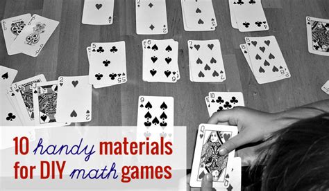 Maybe you would like to learn more about one of these? 10 Essential Materials for Super Fun DIY Math Games and ...