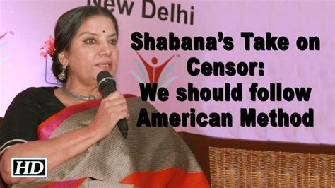 Menis' short stories (079) xmas♥ベリータルト. Shabana Azmi's Take on Censor Board - YouTube