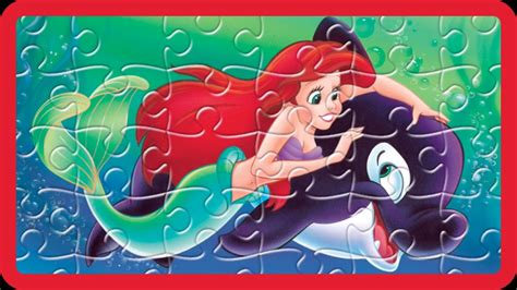 Move pieces of the jigsaw puzzle and put together pieces of mermaid puzzle. The Little Mermaid Disney Jigsaw Puzzles | Daddy Finger ...