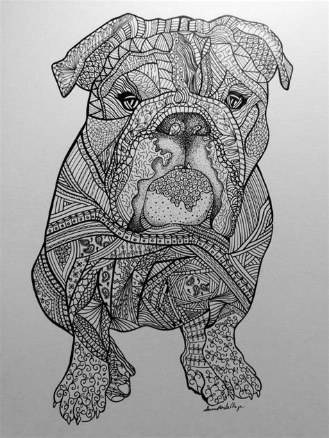 Free printable english bulldog coloring pages available in high quality image and pdf format. Dog coloring page, Bulldog art, Bulldog drawing