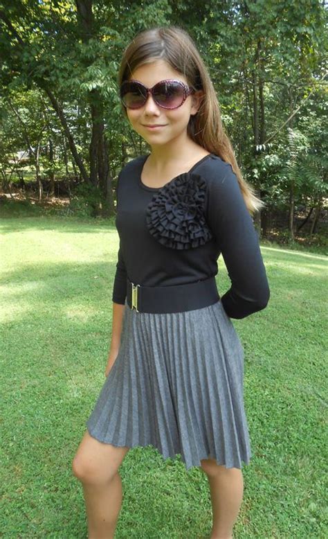 Image by Fashion on Girl's Fashion | Tween fashion, Pleated skirt dress, Outfits