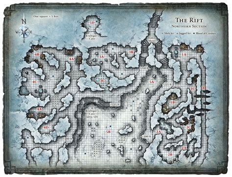 The grotto grove 58x58 battlemap cave wilderness oc. cave rift north | Caves ( D&D Maps ) | Doomed Gallery ...