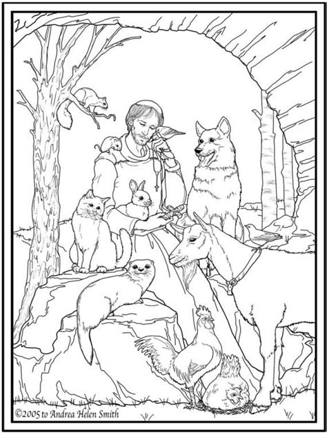 Francis of assisi coloring pages for catholic kids, and learn about st. St. Francis of Assisi Coloring pages for Catholic Kids ...