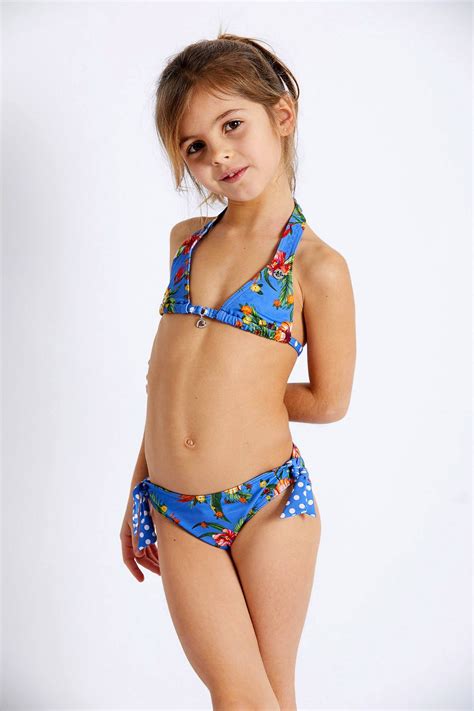 Maybe you would like to learn more about one of these? Children's two-piece blue floral print swimsuit | PAWN ...