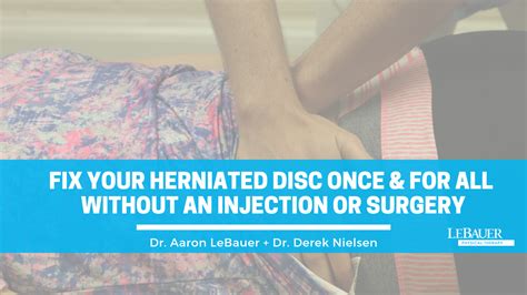 Naturally heal herniated discs and eliminate pain without surgery! Fix Your Herniated Disc Once & for All Without an ...