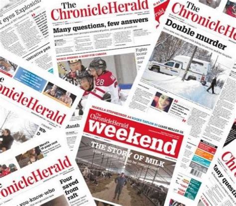 The Chronicle-Herald Kills Off Its 1992-Created Website - Rebrands With One Regional Saltwire ...