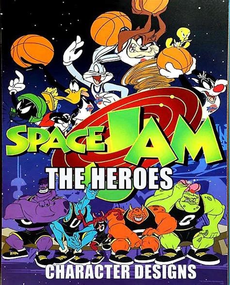 Space jam is a treasure. SPACE JAM (HEROES) - MODEL SHEET / CHARACTER DESIGNS BOOK ...