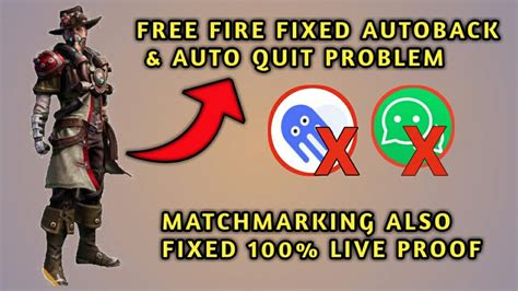 Cara cheat free fire terbaru 2021, download gratis! Free Fire Fix Auto back / Auto Quit Problem | How to fix ...