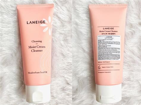 Laneige does not and i love it. Laneige Moist Cream Cleanser Review
