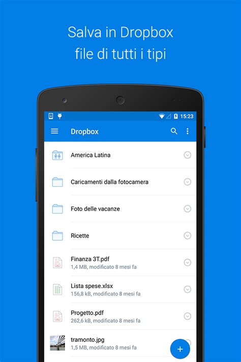 Keep all your files conveniently in 1 location! Dropbox - App Android su Google Play