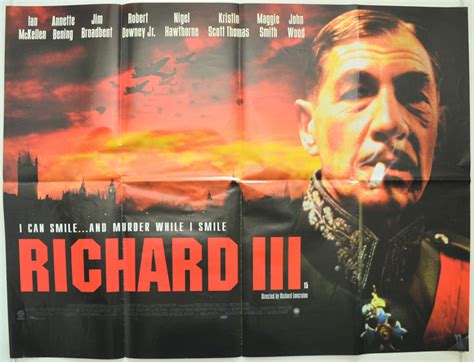 The sets and costumes are so obviously poorly done that it is hard to lose yourself in. Richard III - Original Cinema Movie Poster From ...