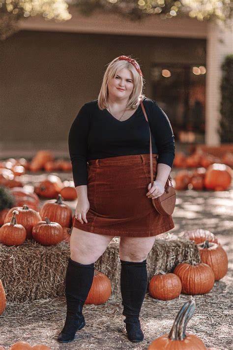 Stylish Fall Outfit for Plus Size Women