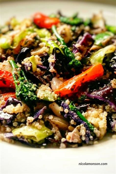 Cooking recipes baked chicken parm food ragu baked dishes ragu recipe healthy recipes recipes baked eggplant. Stir Fried Vegetables With Quinoa Recipe | Vegetarian ...